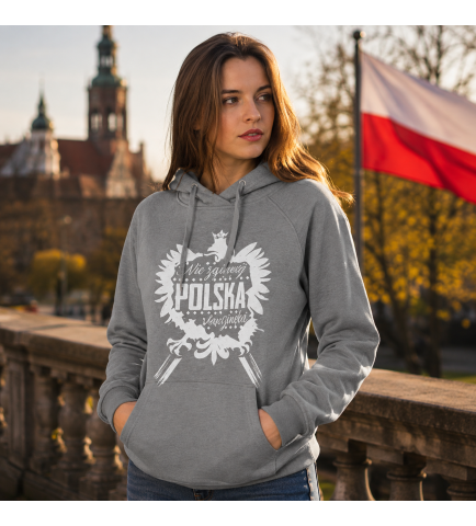 Damska bluza z kapturem NIE ZAPOMNIJ